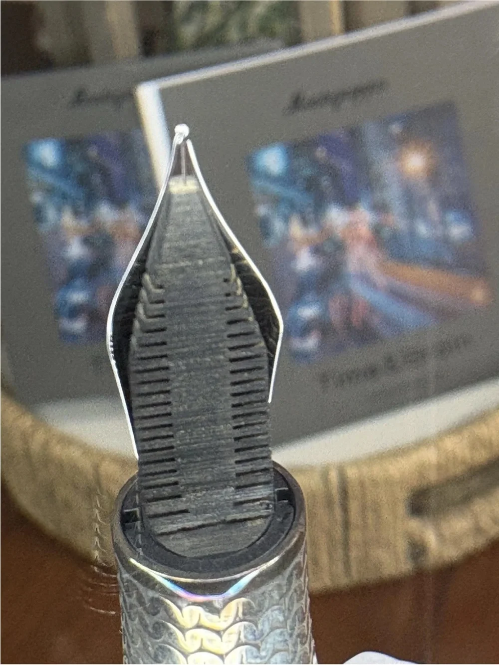 Montegrappa Time & Brain Limited Edition Sterling Silver Fountain Pen NewSet 196